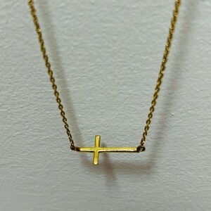 Altar’d State gold cross necklace